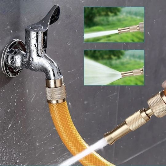 High-pressure Water Gun Nozzle For Car Washing, Gardening With Adjustable Functions - Free Delivery